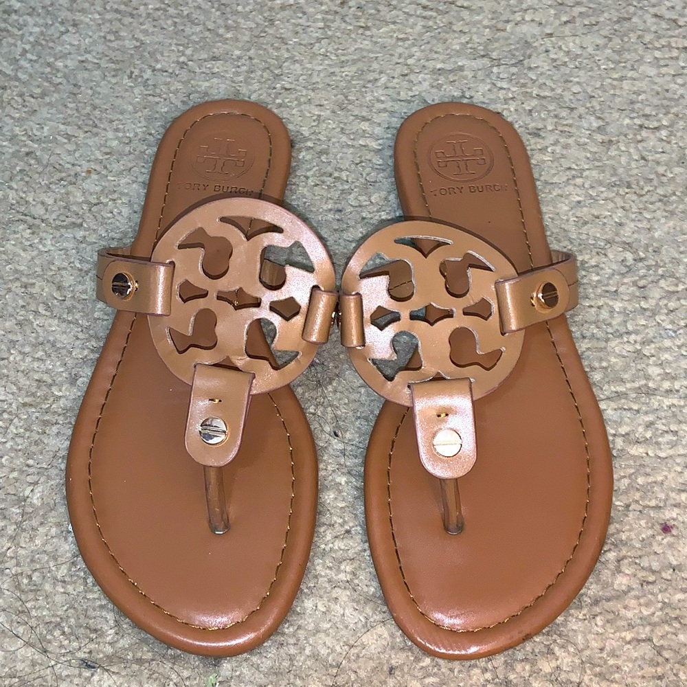 Brown tory Burch sandals